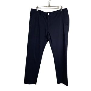 Twillory Tailored Fit Performance Stretch Blue Dressed Pants 34 x 30